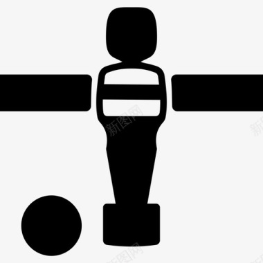桌上足球人物足球桌守门员图标图标