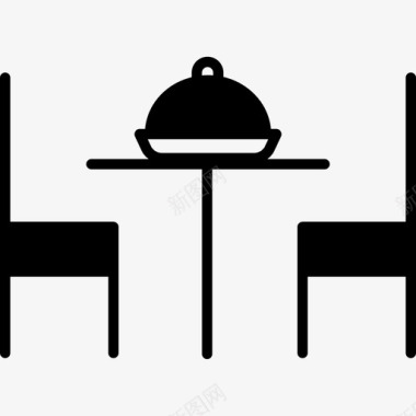 餐椅椅子餐桌图标图标