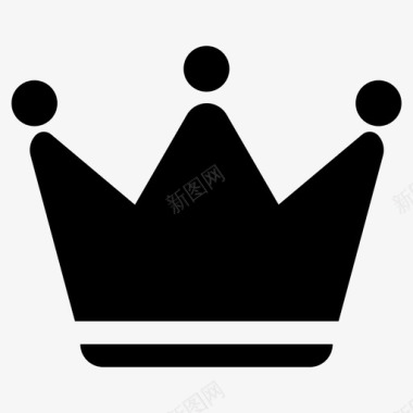 性图标皇冠 王冠 会员 身份 等级 认证 面性图标