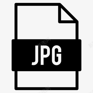 JPG素材文件文档扩展名图标图标