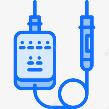 电压指示器电工10蓝色图标图标