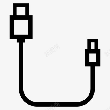 便携式usb计算机驱动器图标图标