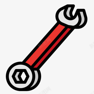 扳手工具70线颜色图标图标