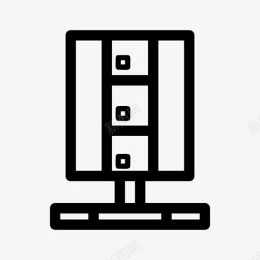 服务器用户界面主机网络图标图标