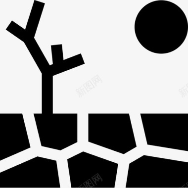 灾害干旱自然灾害20满图标图标