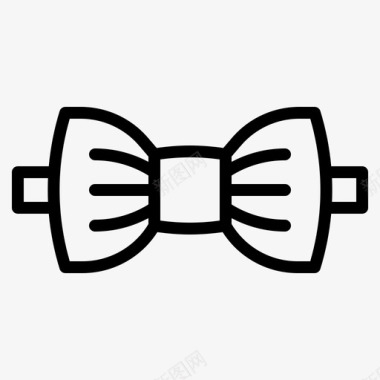 150领结衣服150直线型图标图标