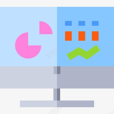服务器仪表板数据库和服务器13扁平图标图标