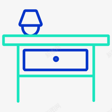 床头柜主图床头柜家具装饰3轮廓颜色图标图标