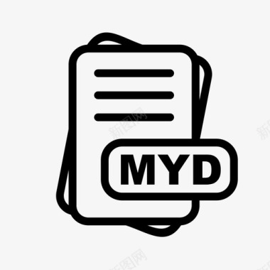 JPG文件格式myd文件扩展名文件格式文件类型集合图标包图标