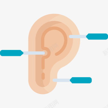 推拿针灸图片针灸替代医学20扁平图标图标