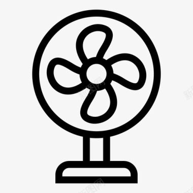 电风扇电器冷却器图标图标