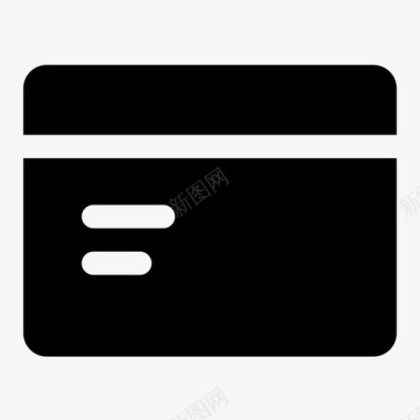 银行卡 支付 账单 付款 金钱 储存卡 图标