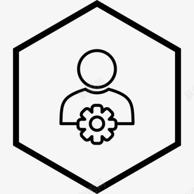 PDF文件设置用户管理帐户配置文件图标图标