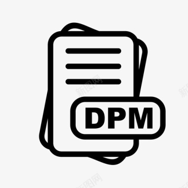 PDF文件格式dpm文件扩展名文件格式文件类型集合图标包图标