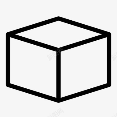 方块区块链图标图标