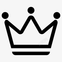 年会员标识皇冠 王冠 会员 身份 等级 认证 线性高清图片