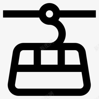 公共交通标识有趣的公共交通大纲图标图标