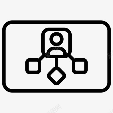 粗线条背景网络连接internet图标图标