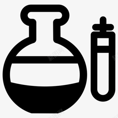 化学实验的工作人实验室化学实验图标图标