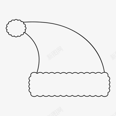 老人摔倒圣诞帽圣诞老人圣诞老人帽图标图标