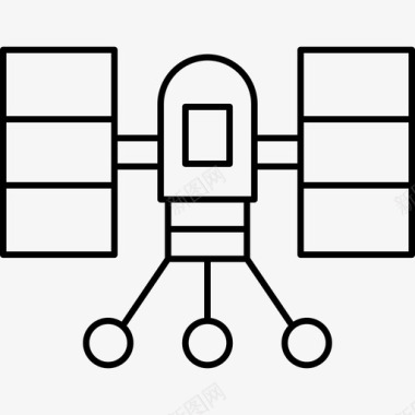 卫星飞行器卫星外星飞船飞行器图标图标
