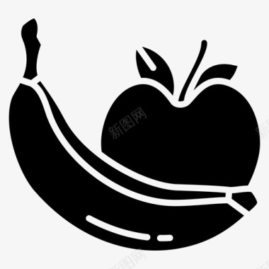 Bananafruitsapplebanana图标图标