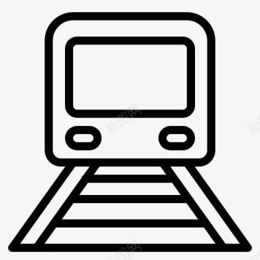 火车实物火车公共铁路图标图标