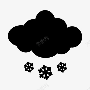 下雪下雪寒冷天气图标图标