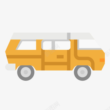 公共交通标识公共交通16平图标图标