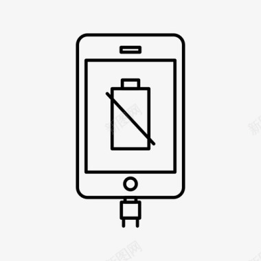 电池电量图标电池电量低手机智能手机图标图标