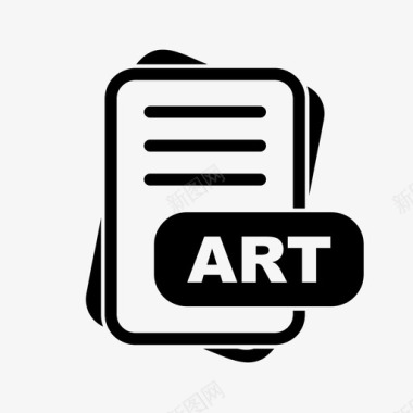 艺术文件扩展名文件格式文件类型集合图标包图标