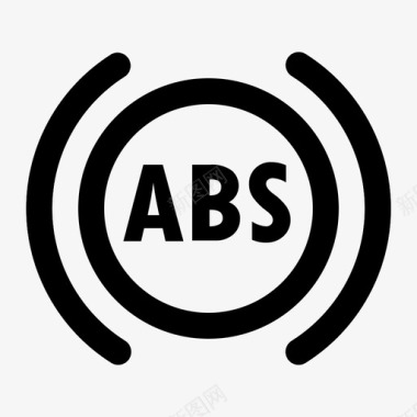 abs警告灯制动系统指示灯图标图标