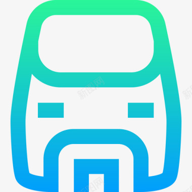 公共交通标识单轨公共交通8坡度图标图标