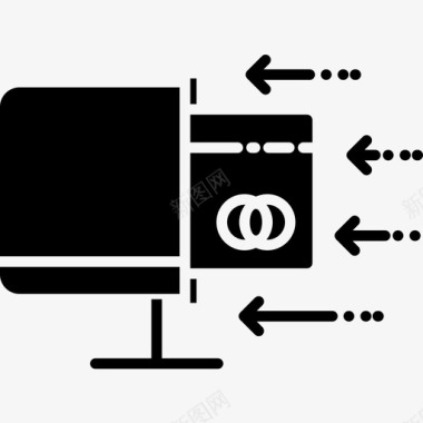 在线支付图标在线支付支付5字形图标图标
