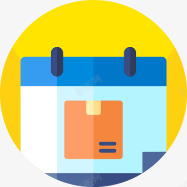 150日历交付150扁平图标图标