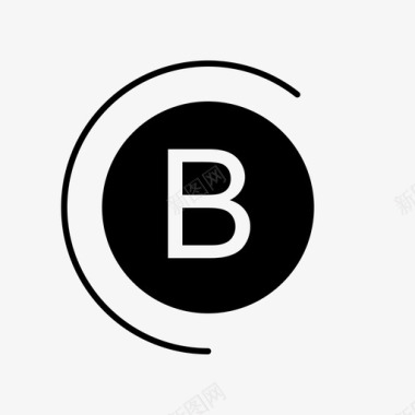 B字母logo字母B图标