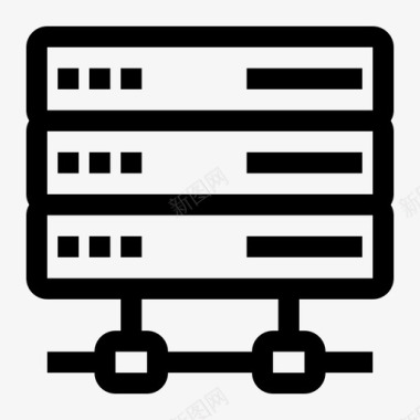 服务器服务器连接数据库图标图标