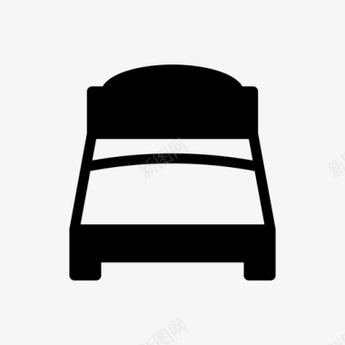 床卧室装饰图标图标