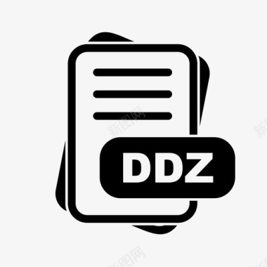 ddz文件扩展名文件格式文件类型集合图标包图标