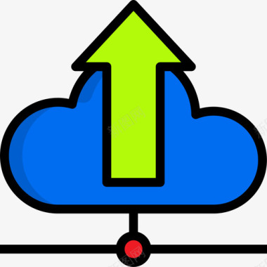 网络大数据云数据和网络管理4线性颜色图标图标