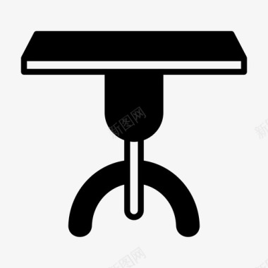 桌子桌子装饰家具图标图标