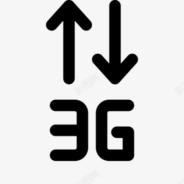 简图g3g电话和手机1线性图标图标