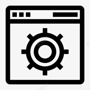 服务器设置浏览器互联网图标图标