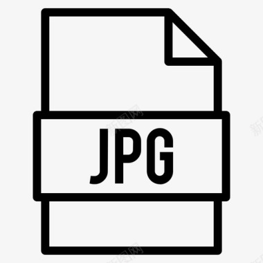 JPG素材文件文档扩展名图标图标