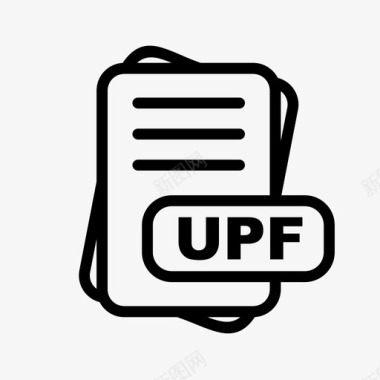 文件格式upf文件扩展名文件格式文件类型集合图标包图标