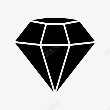 钻石耐用宝石图标图标