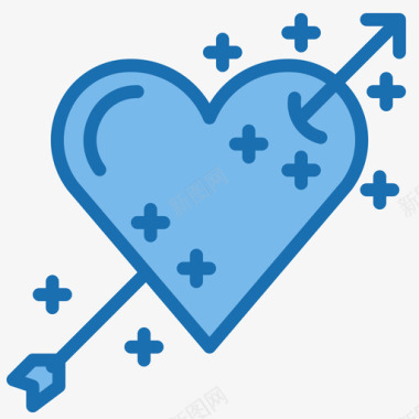 爱情浪漫29蓝色图标图标