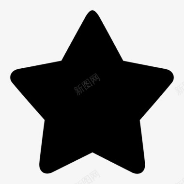 收藏图标星星 收藏 标注 标记 重要 评价 等级图标