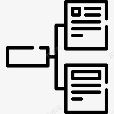 用户体验组织结构图用户体验32线性图标图标