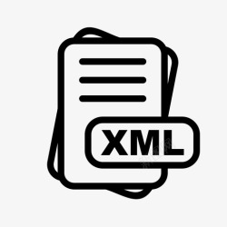 XML文件格式xml文件扩展名文件格式文件类型集合图标包高清图片